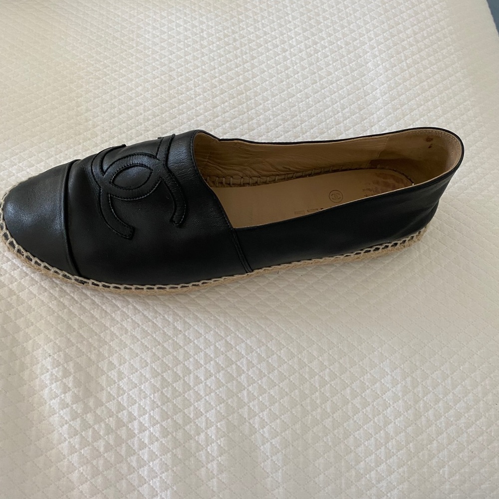 Black Chanel Espadrilles